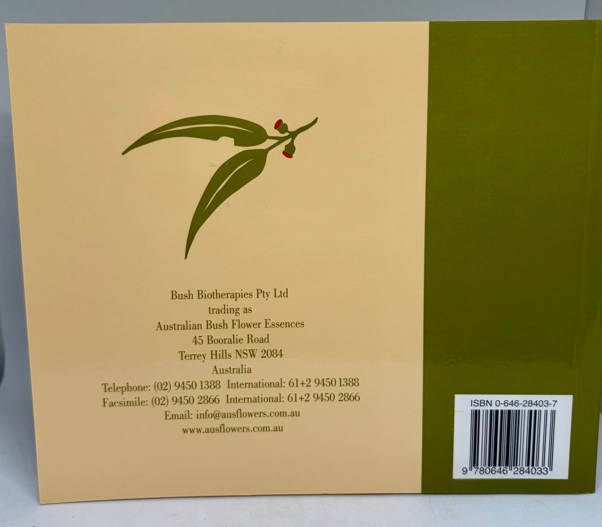 Australian Bush Flower Remedies 7th edition; Ian White