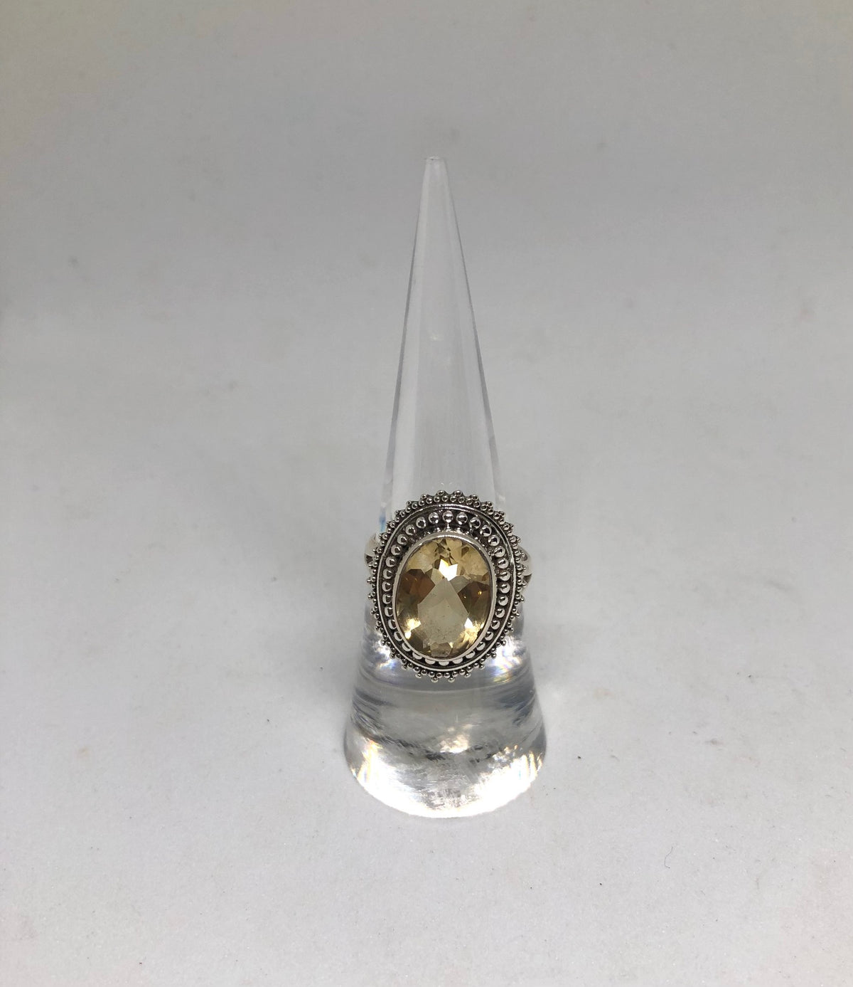 Citrine Sterling Silver Ring