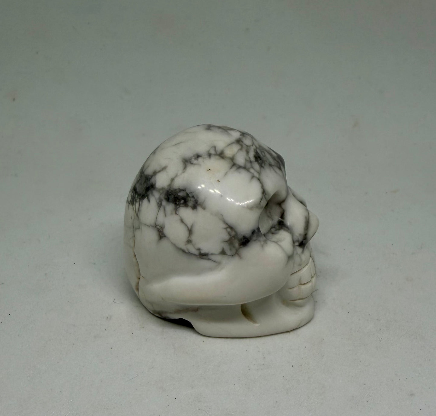 White Howlite Skull