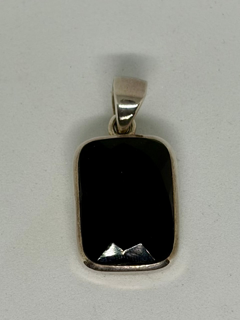 Onyx Sterling Silver Pendant