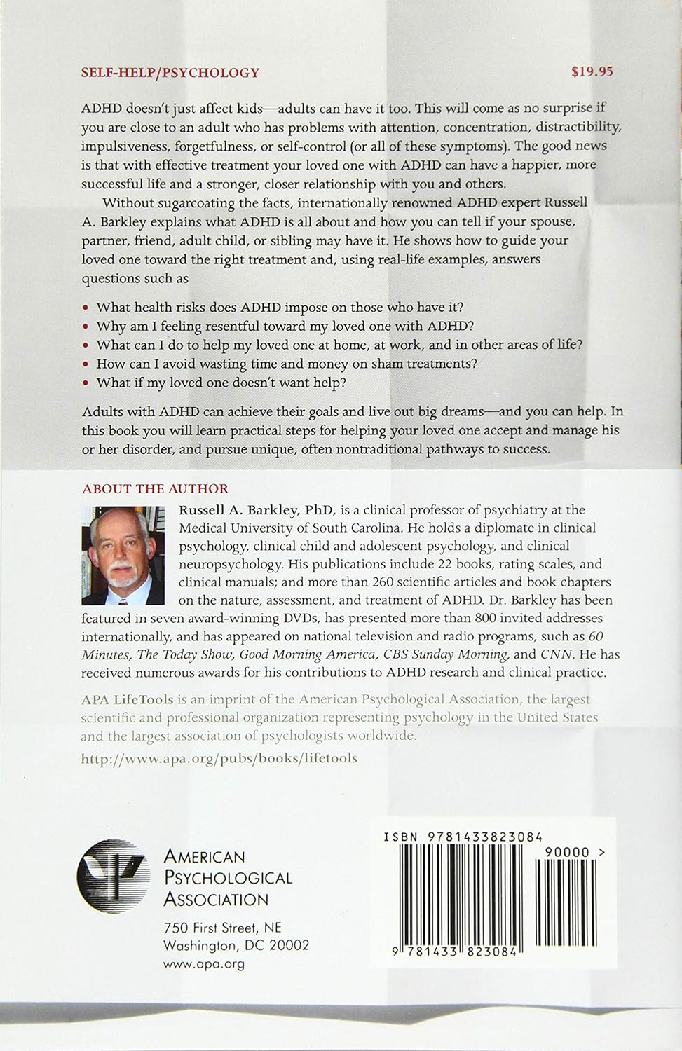 When an Adult You Love Has ADHD: Professional Advice for Parents, Partners, and Siblings; Russell A. Barkley