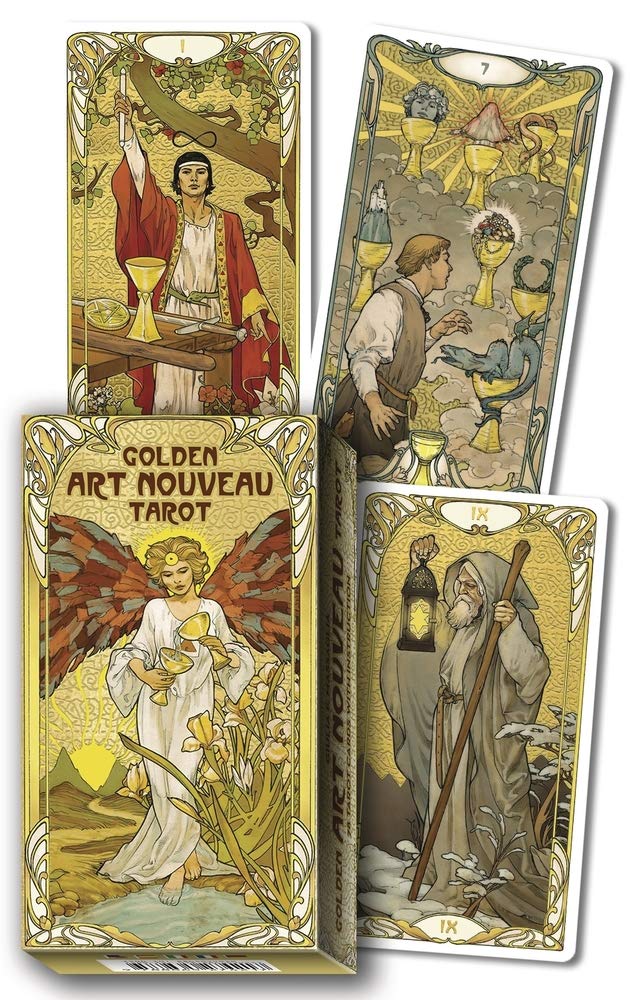 Golden Art Nouveau Tarot Mini; Giulia Massaglia