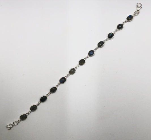 Labradorite Sterling Silver Bracelet