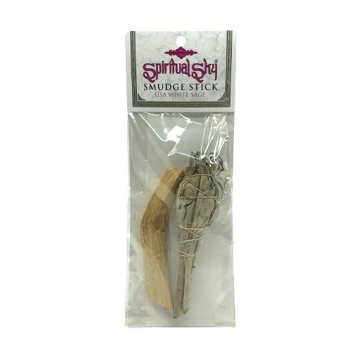 Spiritual Sky USA White Sage Smudge Stick & Palo Santo