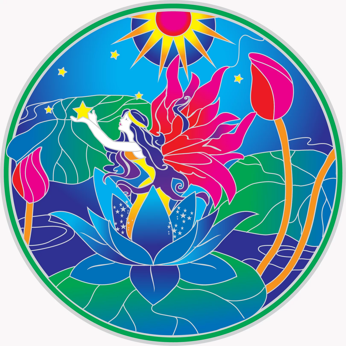 Sunseal & Suncatcher Illumination Mandalas Stickers