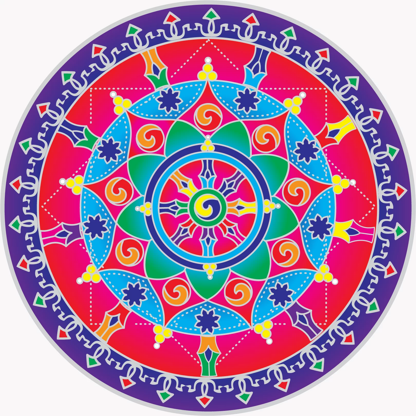 Sunseal & Suncatcher Illumination Mandalas Stickers