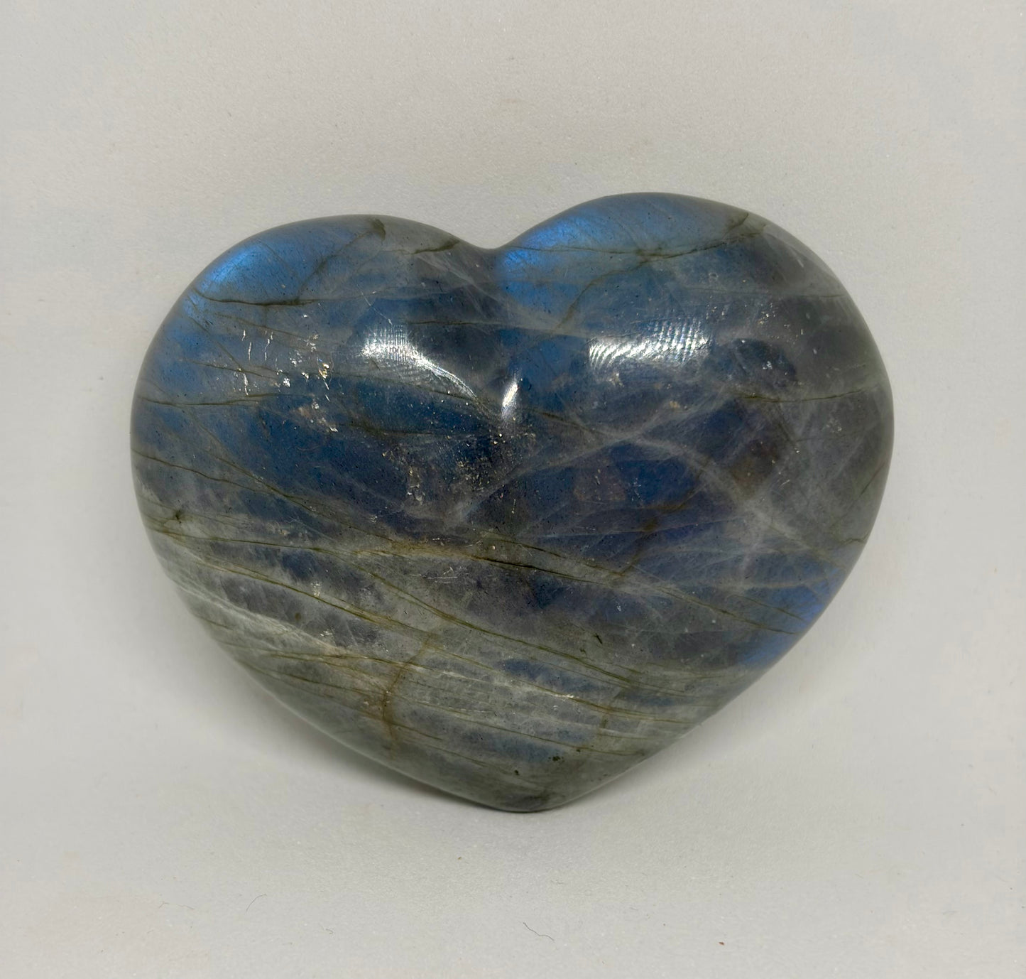 Labradorite Heart
