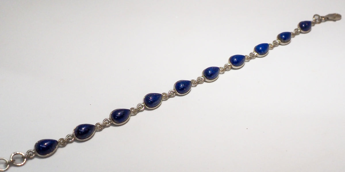 Lapis Lazuli Sterling Silver Bracelet