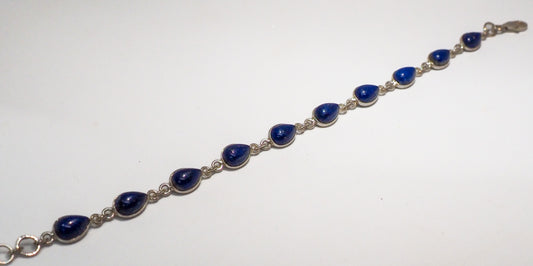 Lapis Lazuli Sterling Silver Bracelet