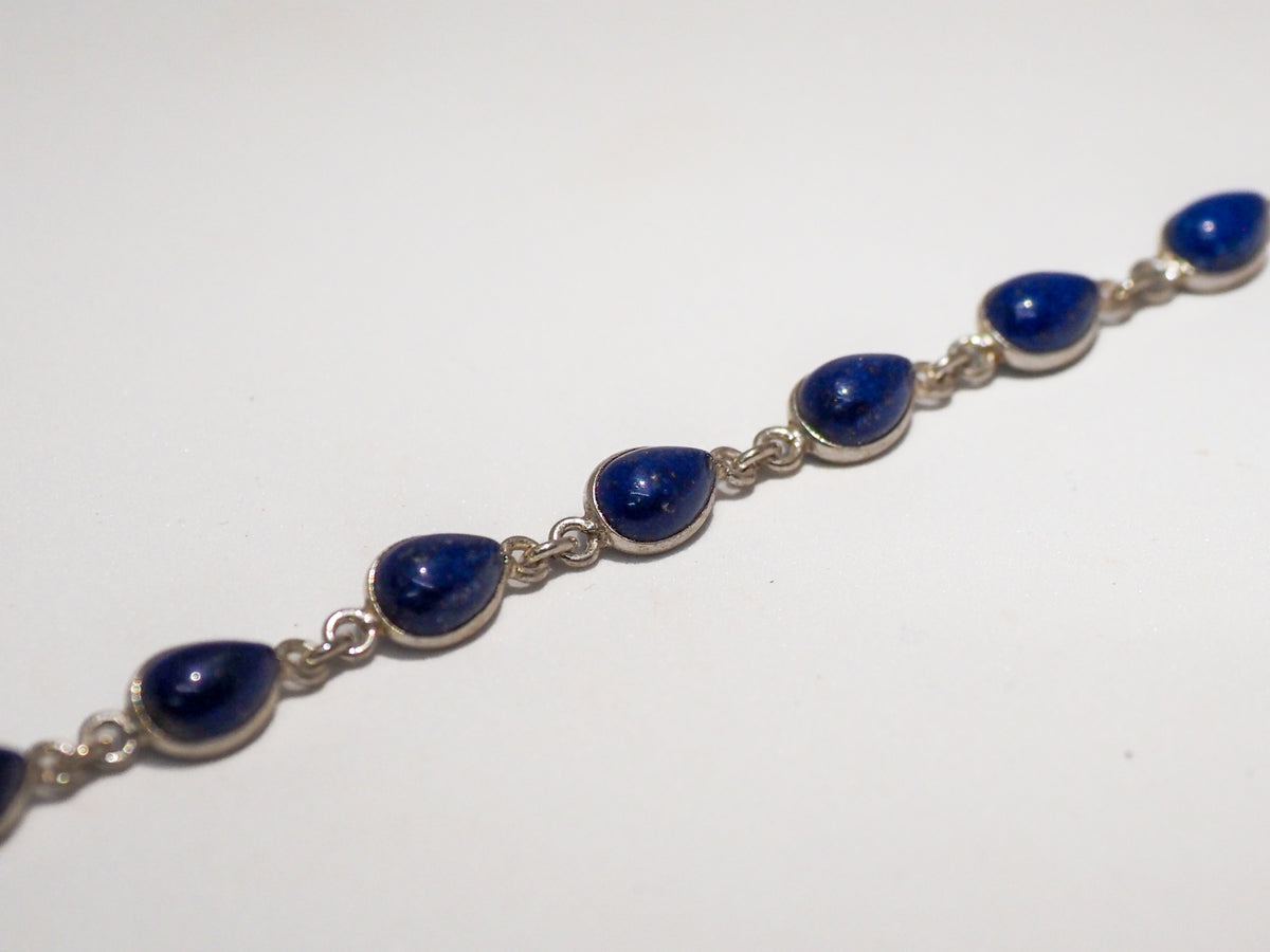 Lapis Lazuli Sterling Silver Bracelet