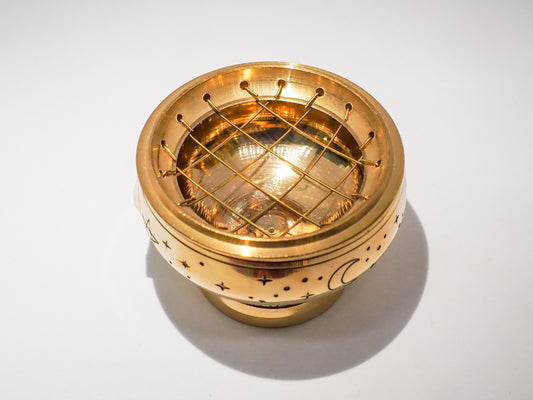 Brass Incense Burner with mesh