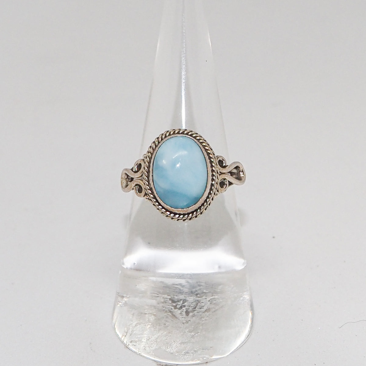Larimar Sterling Silver Ring