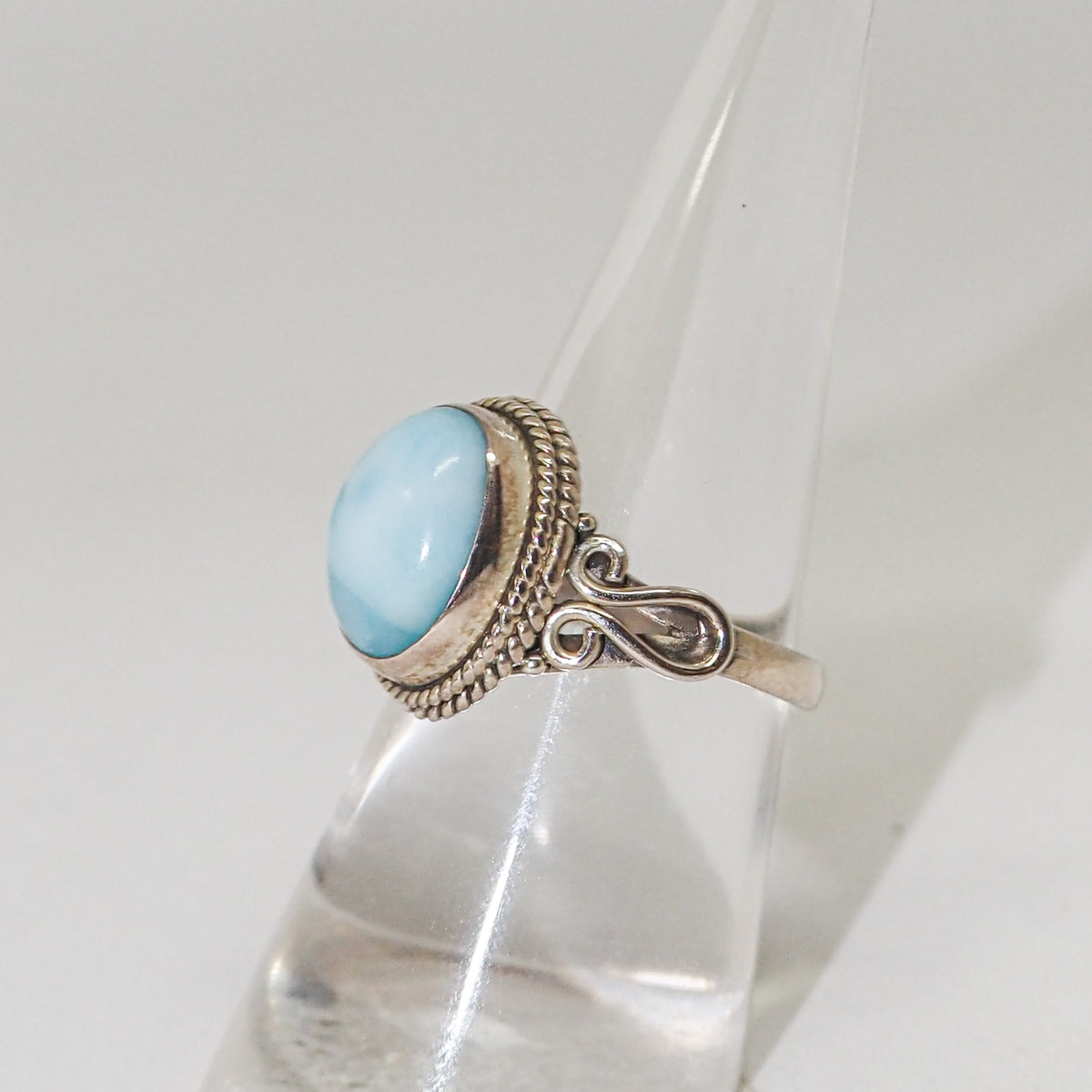 Larimar Sterling Silver Ring