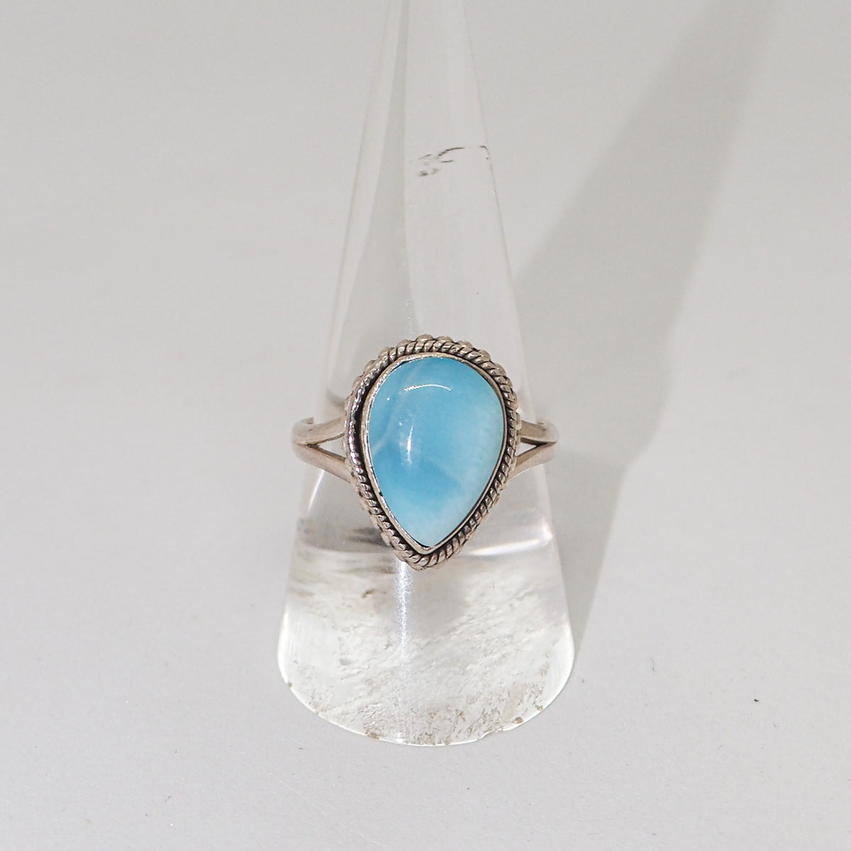 Larimar Sterling Silver Ring