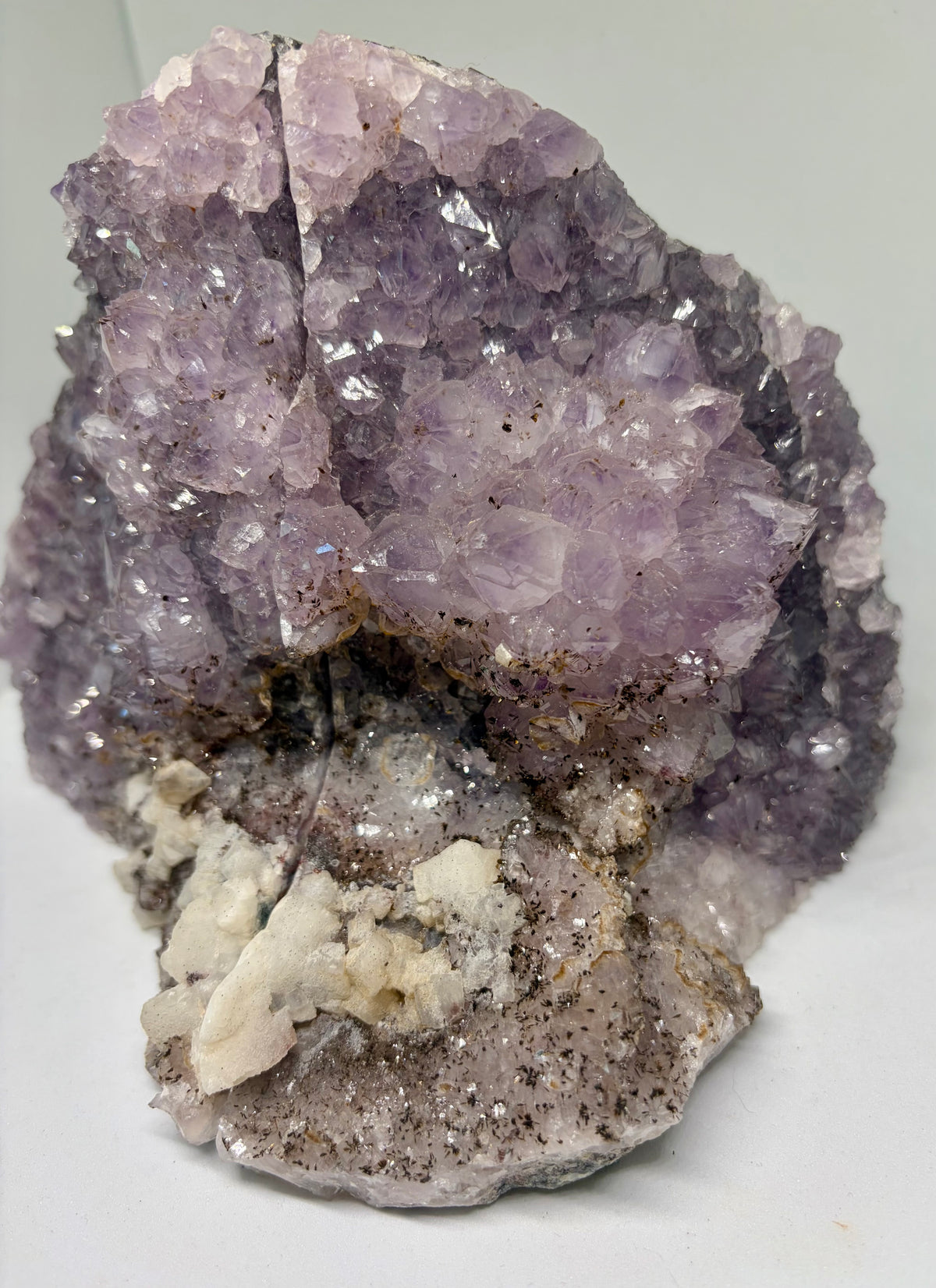 Amethyst Crystal Bookends – Natural Geode Pair (2.869kg)