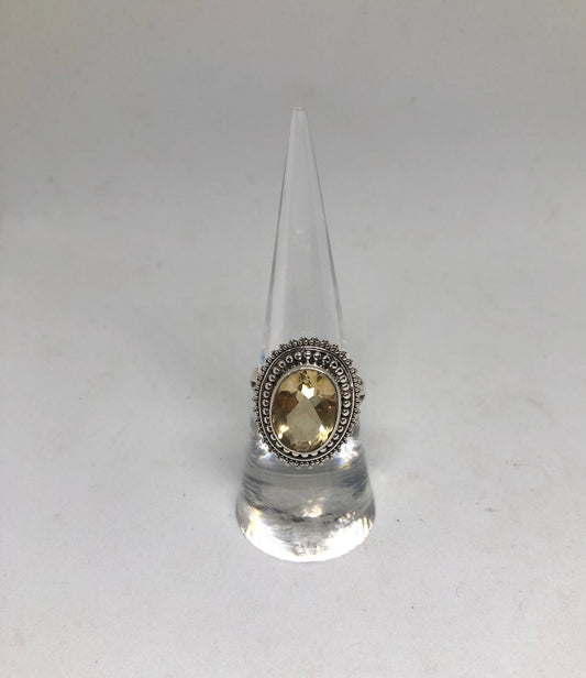 Citrine Sterling Silver Ring