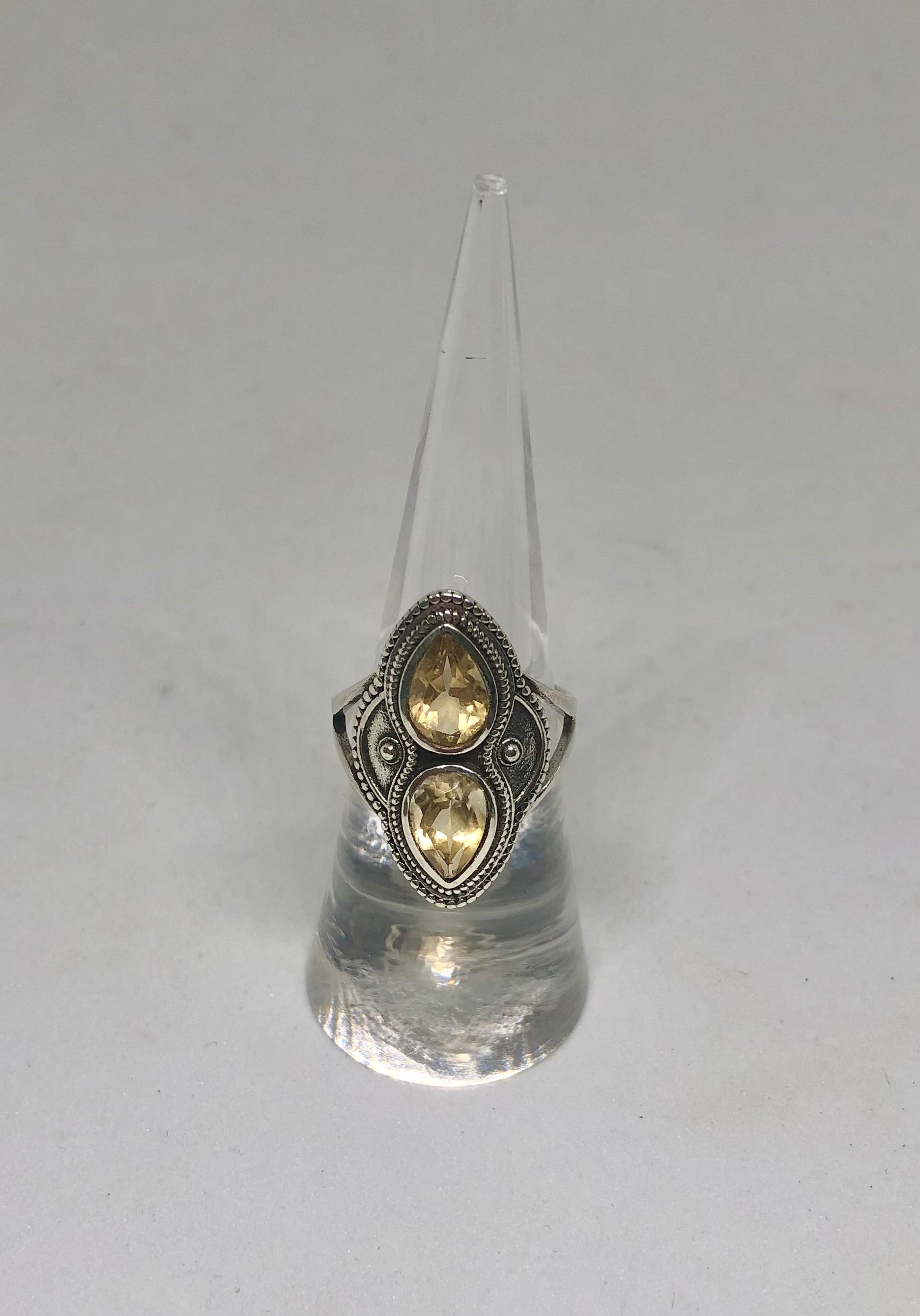 Citrine Sterling Silver Ring