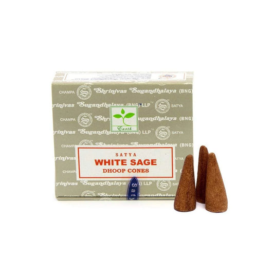 Satya Sai Baba White Sage Dhoop Cones