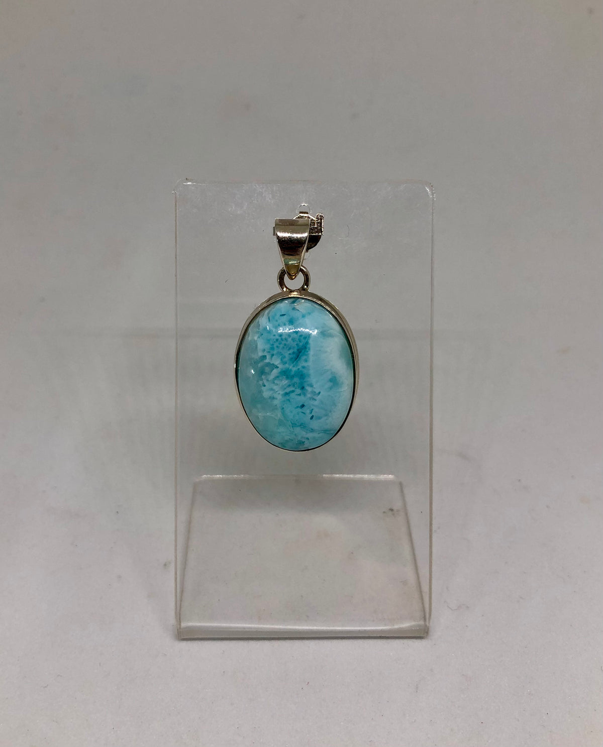 Larimar Sterling Silver Pendant