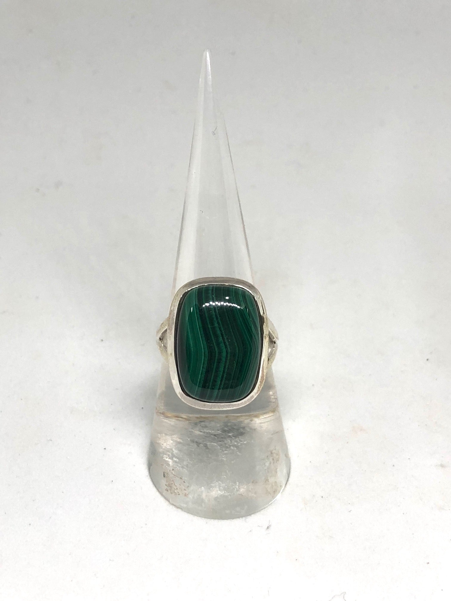 Malachite Sterling Silver Ring