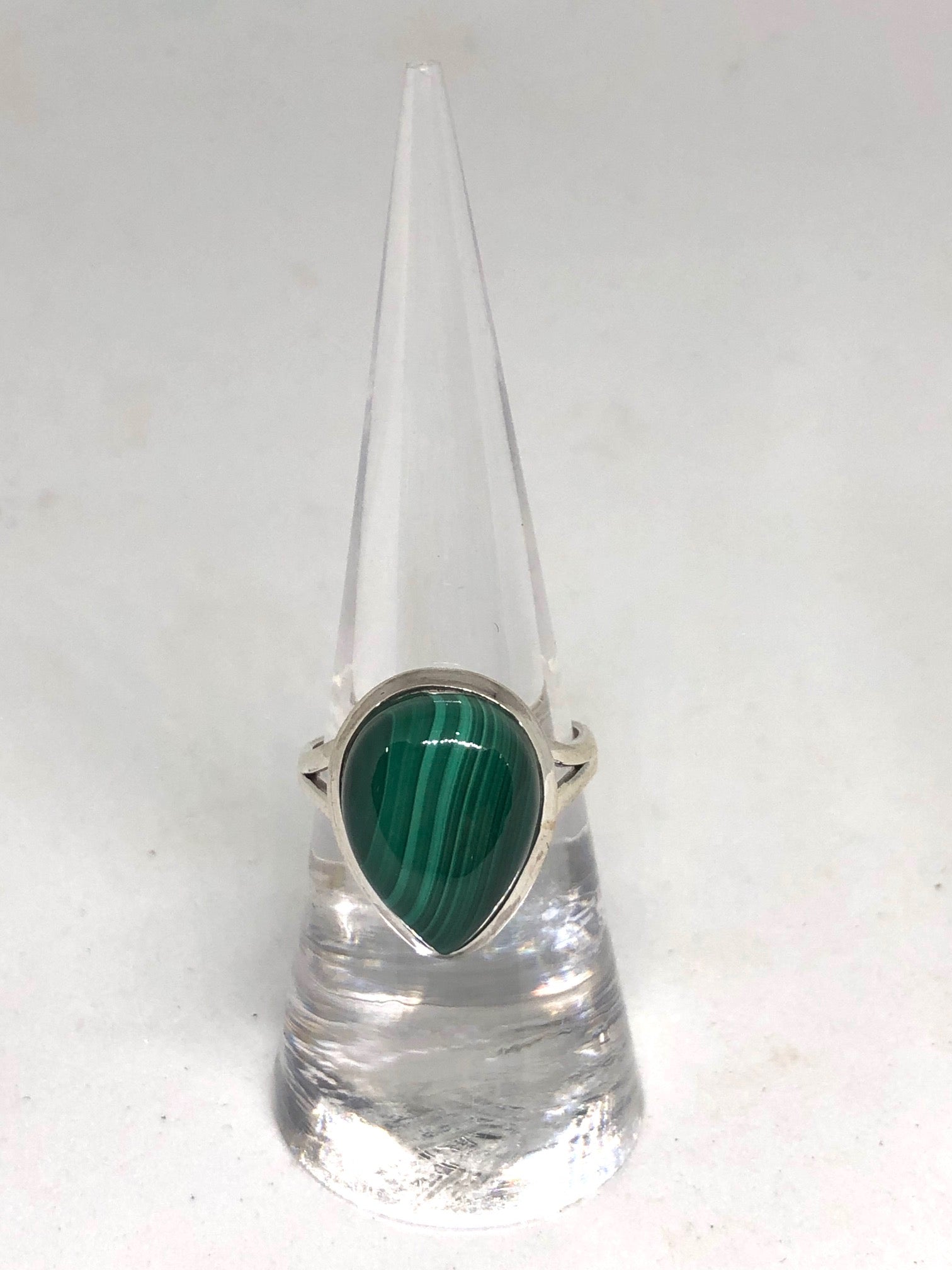 Malachite Sterling Silver Ring