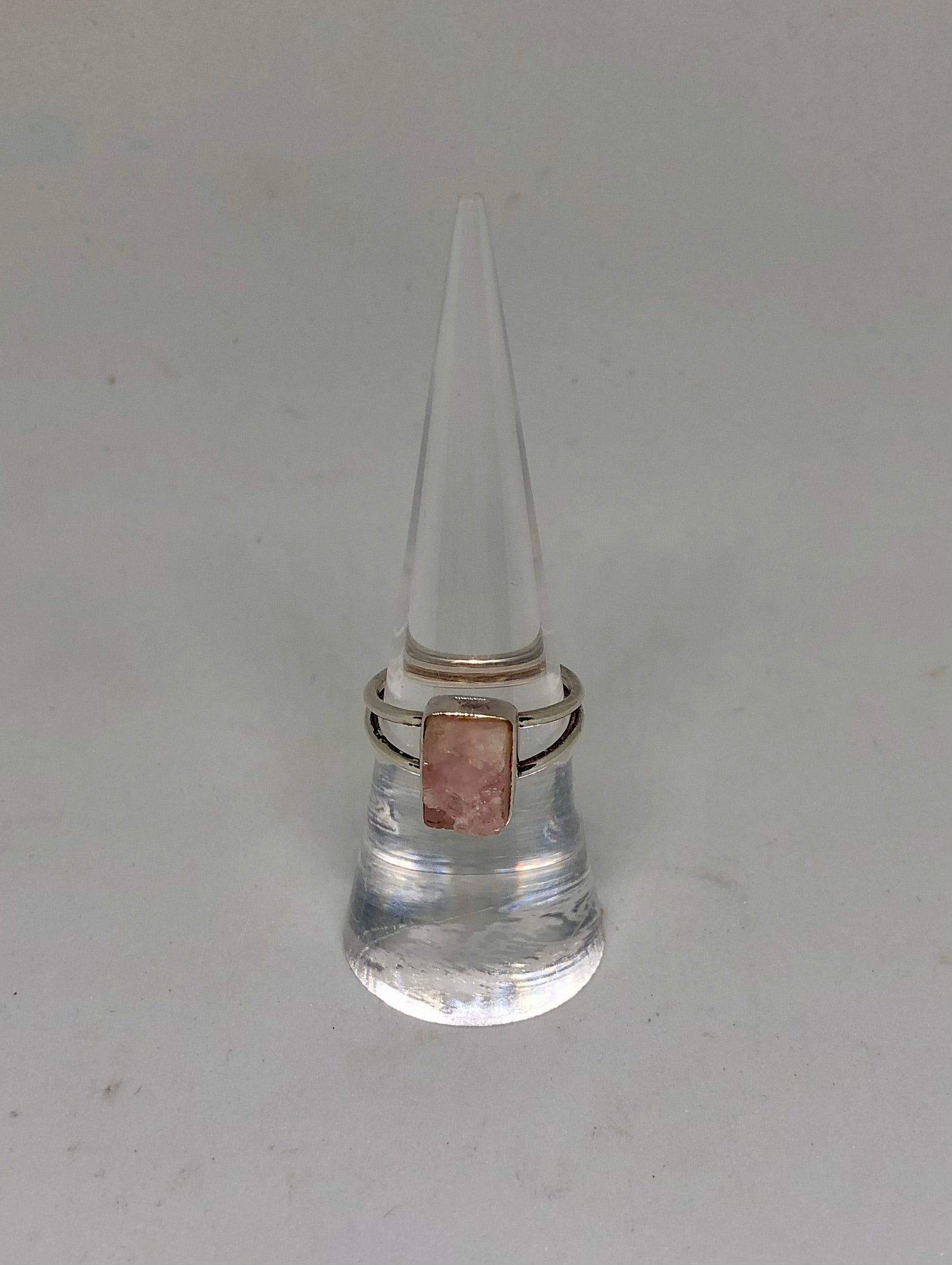 Morganite Sterling Silver Ring