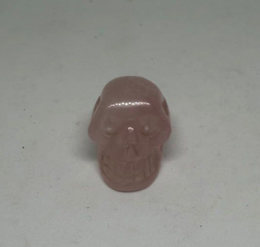 Rose Quartz Skull
