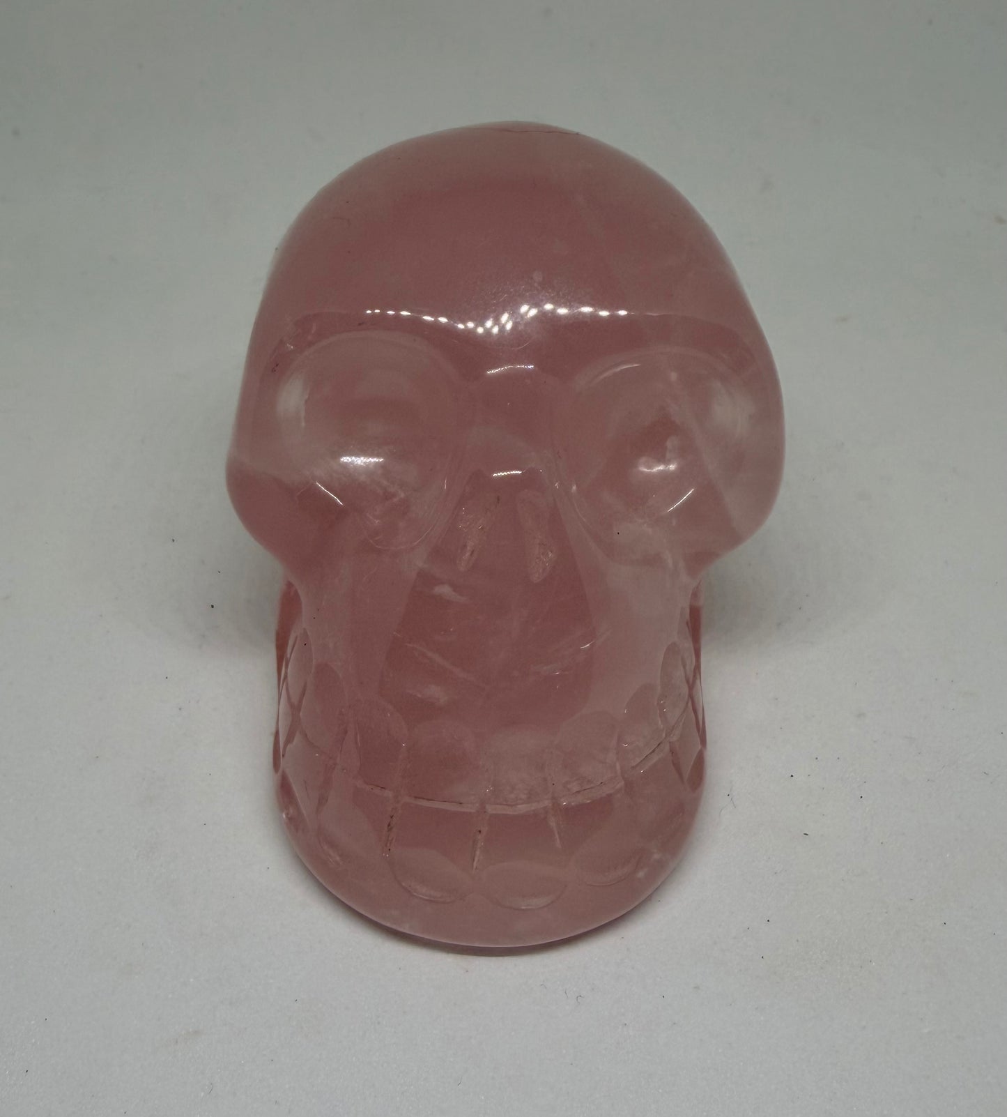 Rose Quartz Skull