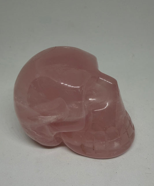 Rose Quartz Skull
