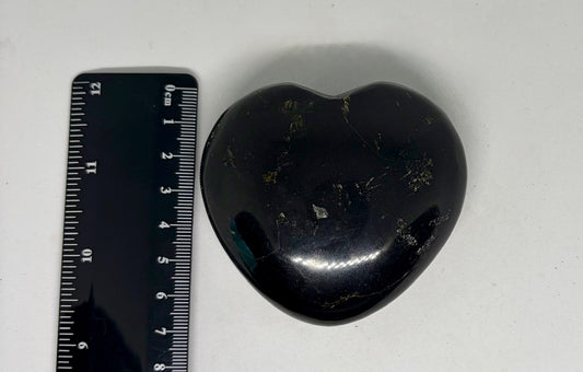 Black Tourmaline Heart