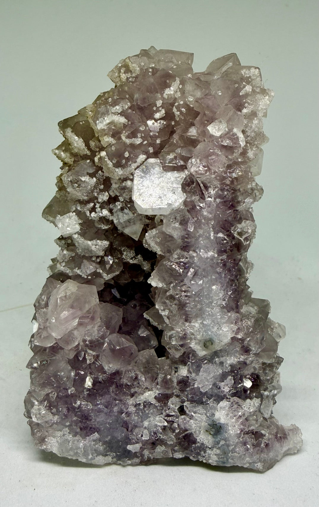 Amethyst, Calcite & Zeolite Crystal Cluster – Collector Piece