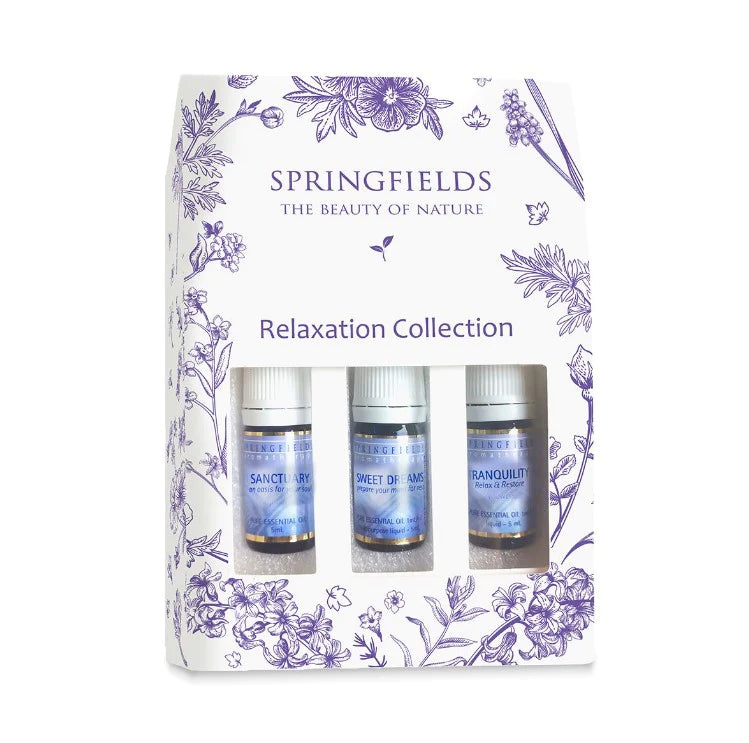 Springfields Essential Oil Trio, Relaxation Collection