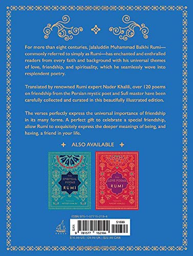 The Friendship Poems of Rumi: Translated by Nader Khalili