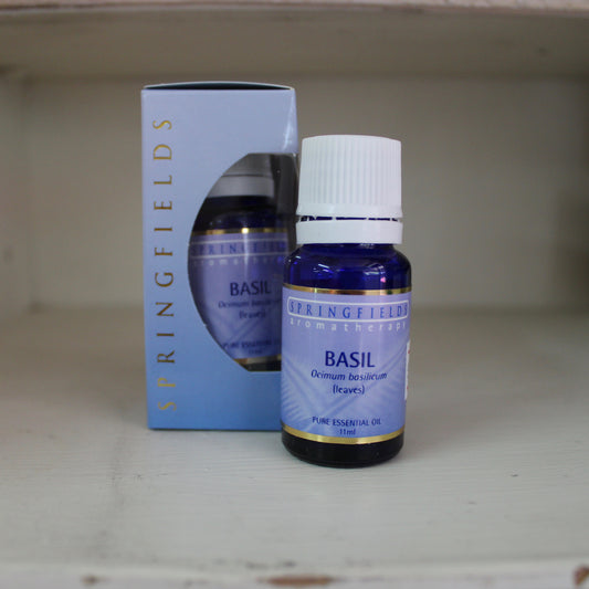 Springfields Basil 11ml Pure Essential Oil