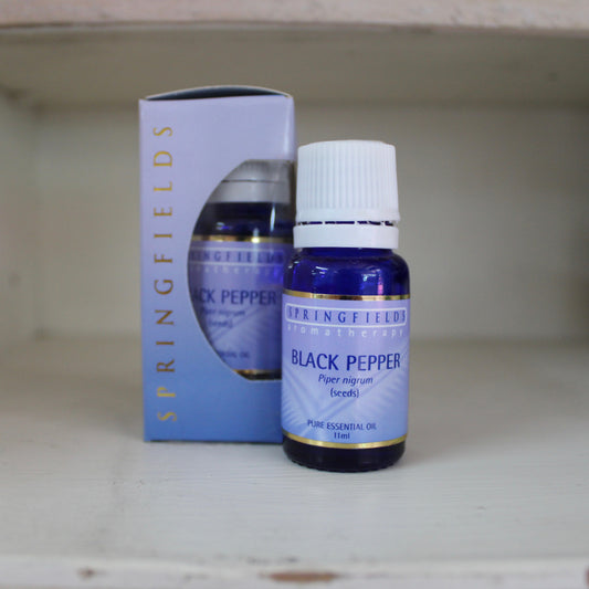 Springfields Black Pepper 11ml Pure Essential Oil