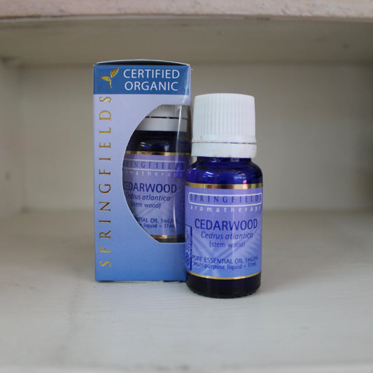 Springfields Cedarwood 11ml Pure Essential Oil