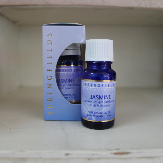 Springfields Jasmine 11ml (2.5% in jojoba) Pure Essential Oil