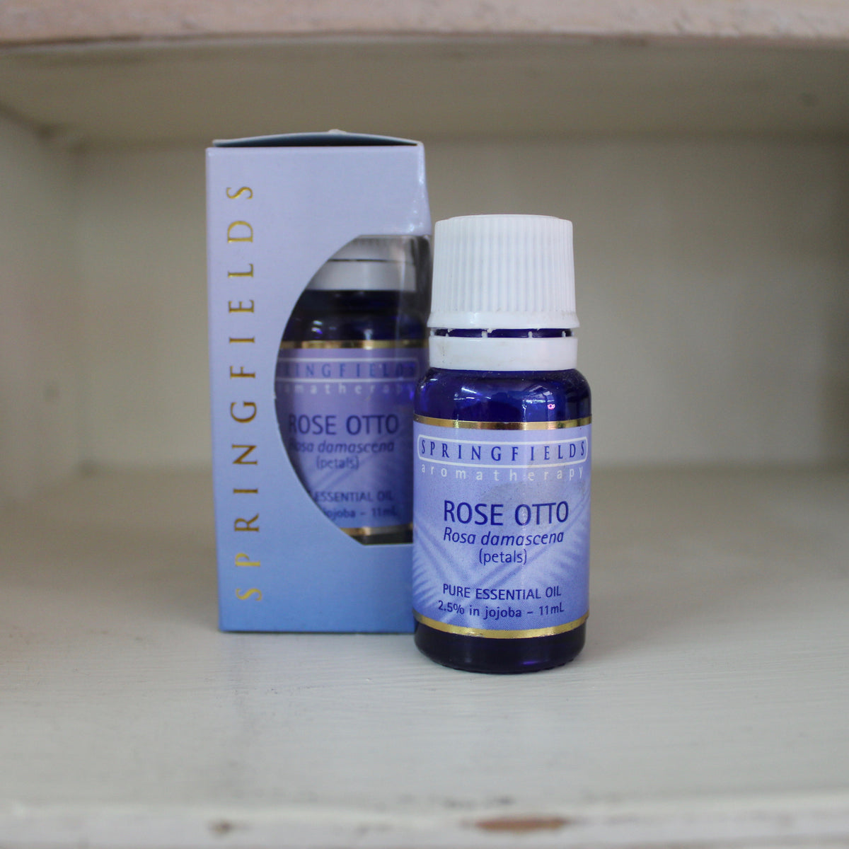 Springfields Rose Otto 11ml (2.5% in jojoba) Pure Essential Oil