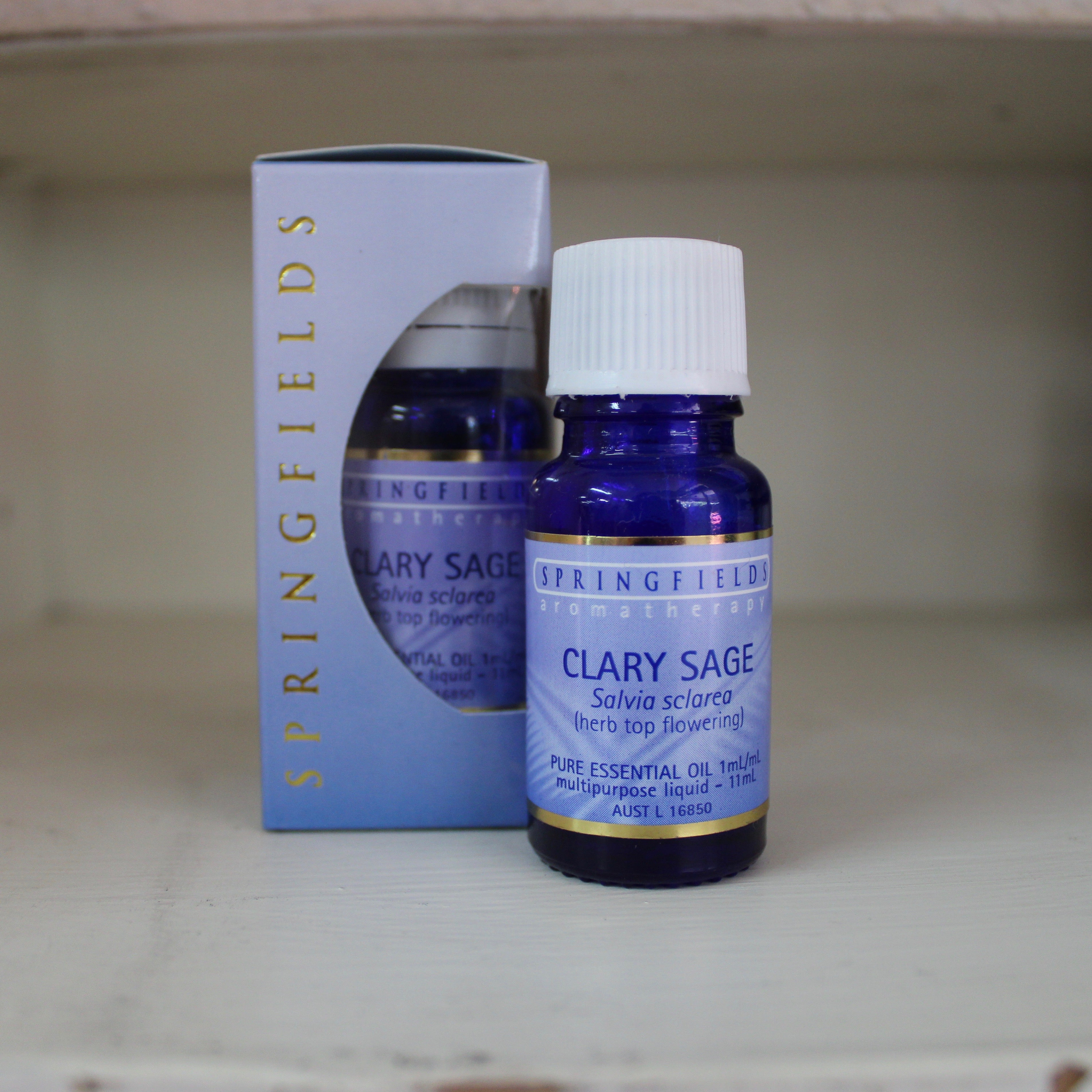 Springfields Clary Sage 11ml Pure Essential Oil