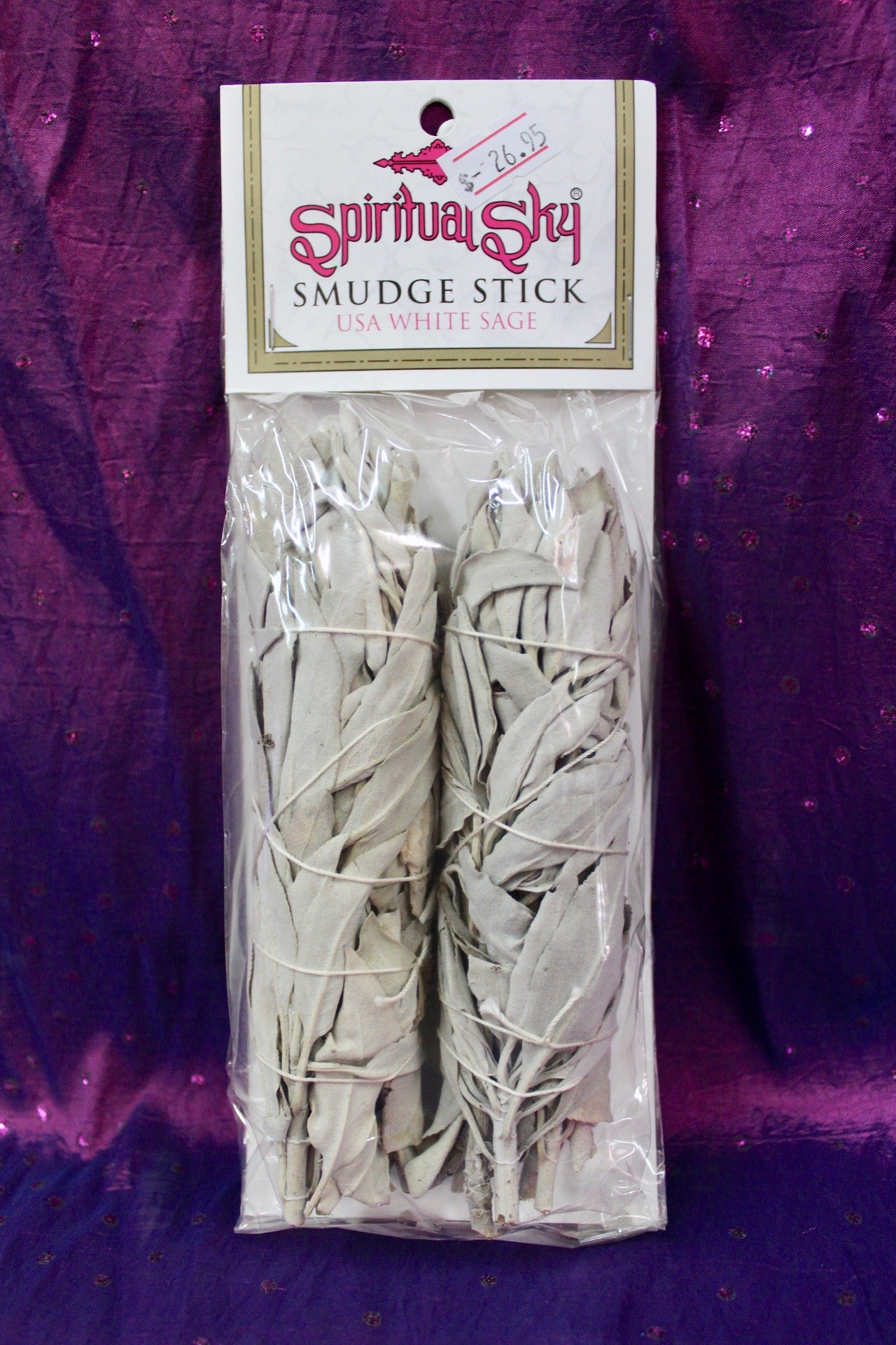 Spiritual Sky USA White Sage Smudge Stick (Twin Pack)