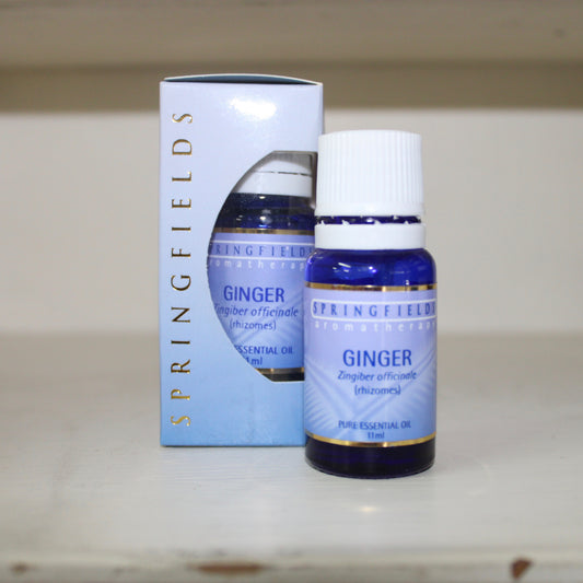 Springfields Ginger 11ml Pure Essential Oil