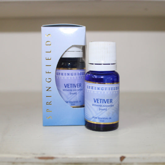 Springfields Vetiver 11ml Pure Essential Oil