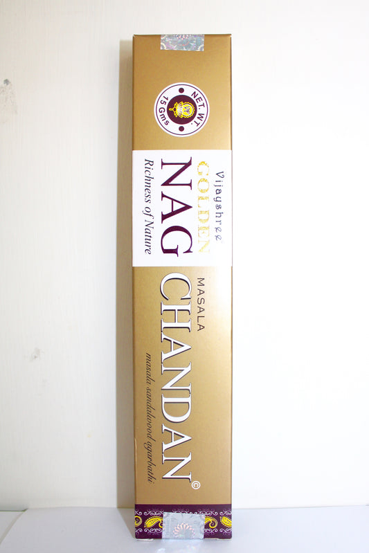 Vilayshree Golden NAG Chandan Incense, Masala Sandalwood