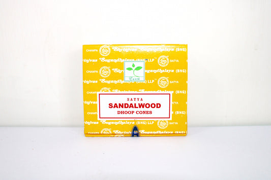 Shrinivas Sugandhalaya Satya Sandalwood Dhoop Cones
