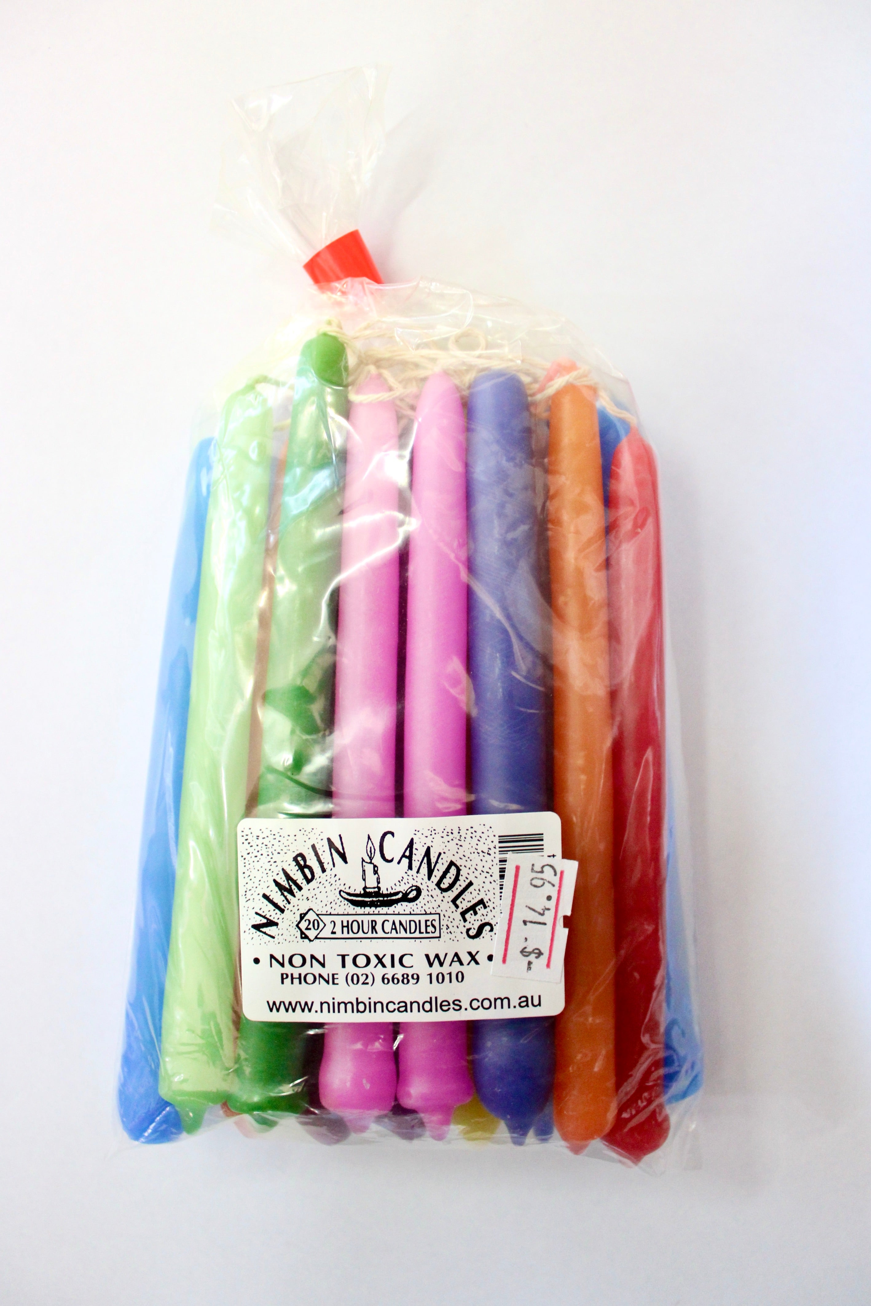 Nimbin Candles Unscented Taper Candles
